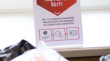 Bibliotēkas ikdiena ārkārtas situācijas laikā