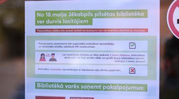 Bibliotēkas ikdiena ārkārtas situācijas laikā
