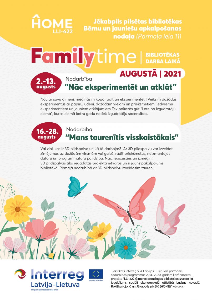 Nodarbība “Nāc eksperimentēt un atklāt!”