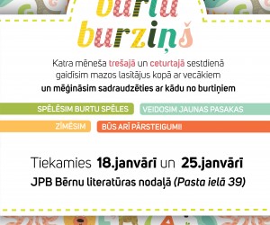 Aktivitāšu sestdiena “Burtu burziņš”