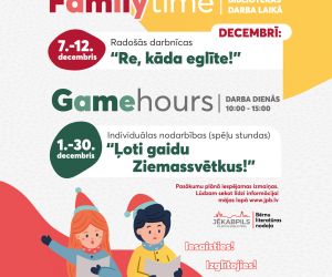 Individuālas nodarbības (Spēļu stundas)  “Ļoti gaidu Ziemassvētkus!”