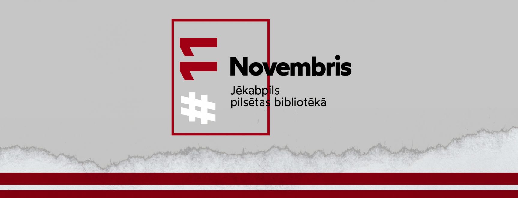 NOVEMBRA PASĀKUMI BIBLIOTĒKĀ