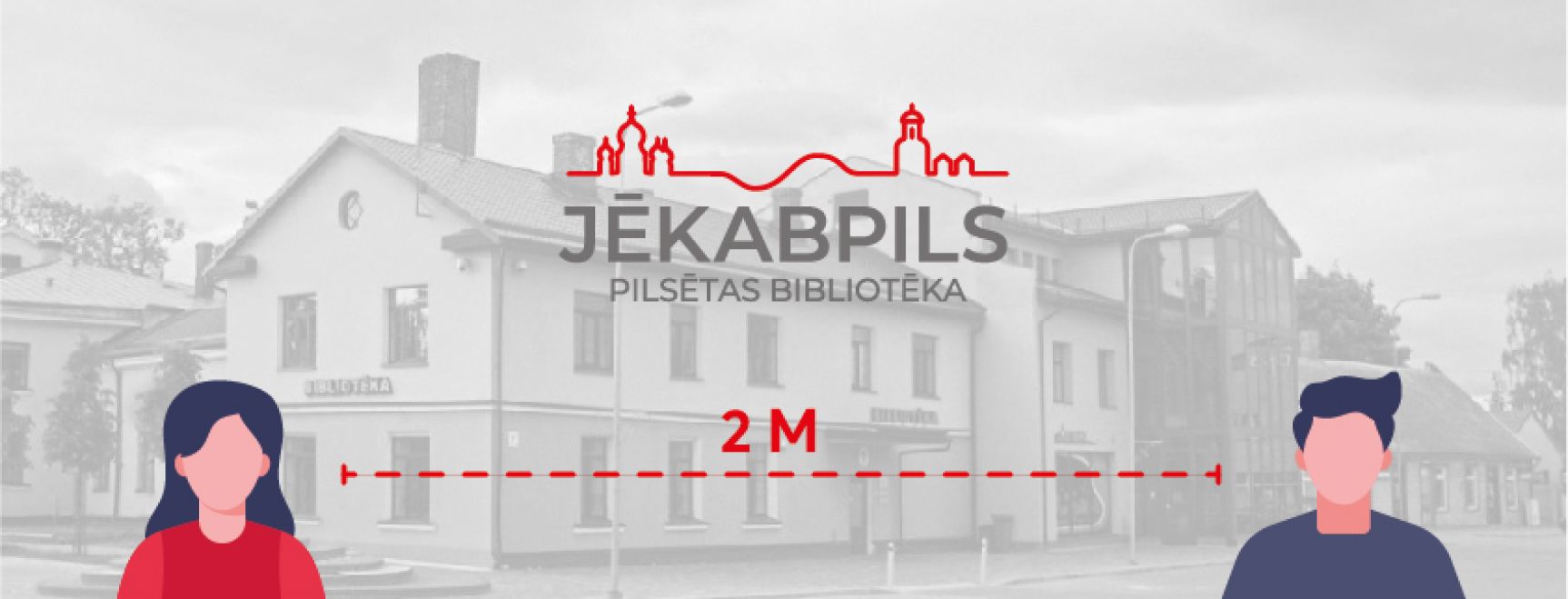 Piesardzības pasākumi apmeklējot Jēkabpils pilsētas bibliotēku!