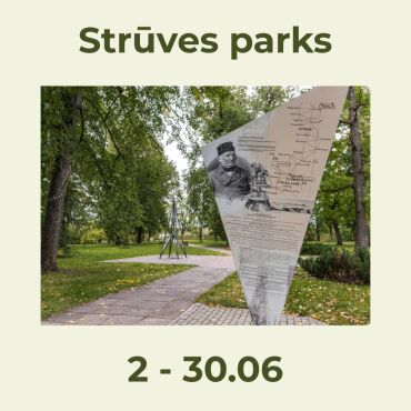 Izstāde no novadpētniecības krājuma “Strūves parks Jēkabpilī”