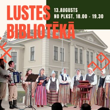 Pasākums “Lustes bibliotēkā”