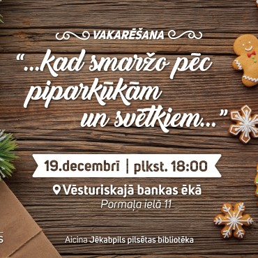 Aicinām uz vakarēšanu 