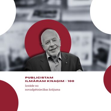 Izstāde no novadpētniecības krājuma “Publicistam Ilmāram Knaģim - 100” /cikla “No novada pūralādes” ietvaros/