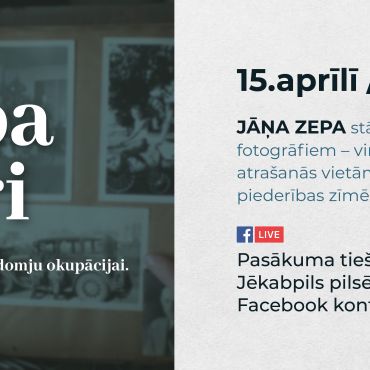 TIEŠSAISTES PASĀKUMS. Jēkaba vakari. Fotogrāfi Jēkabpilī līdz padomju okupācijai