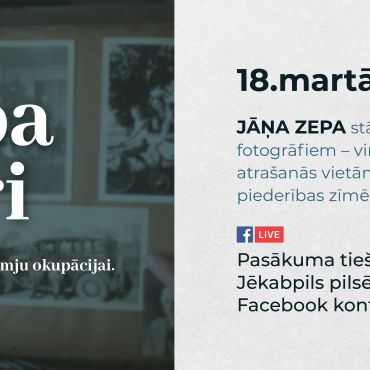 TIEŠSAISTES PASĀKUMS. Jēkaba vakari. Fotogrāfi Krustpilī līdz padomju okupācijai